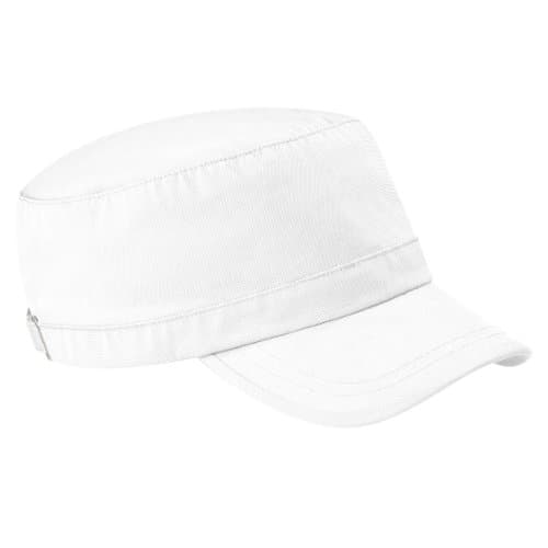 Image of Beechfield Army Cap/Headwear (One Size) (White)