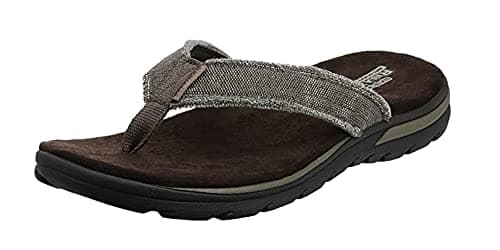 Image of Skechers Supreme Bosnia, Men's Flip Flops, Brown (Chocolate Chocolate), 11 UK (46 EU)