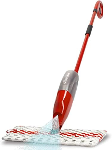 Image of Vileda 1-2 Spray Max Mop - Microfibre Spray Mop with Detachable bottle - Double-Sided Wet and Dry Cleaning with Machine Washable Microfibre Refill - No batteries - All-In-One System for your floors