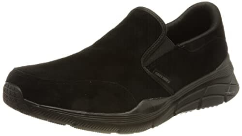 Image of Skechers Men's 232016 EQUALIZER 4.0 TRIPLE-PLAY Trainers, Black Engineered Mesh/Black Trim, 7.5 UK