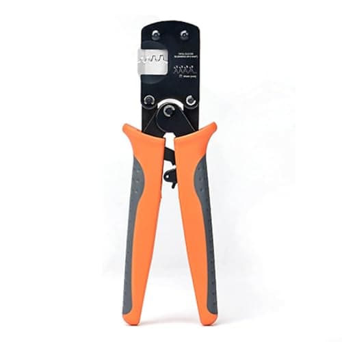 Image of HOHOVYVY Crimping Tool for IWISS IWS-3220M 0.03-0.52mm² 32-20AWG Parallel Pressing Ratchet Mechanism TPR Handle Compatible with for MOLEX for JST Tyco - For Electricians and Industrial Applications