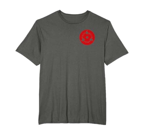 Image of Naruto Shippuden Front and Back Sasuke Sharingan Anime T-Shirt
