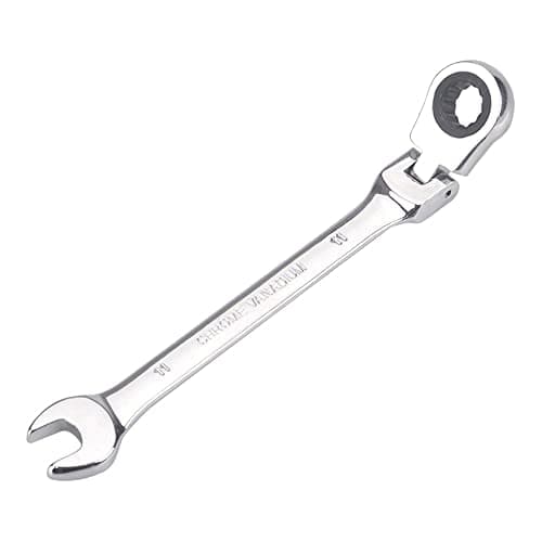 Image of 通用 FLZOSPER 11mm Metric Flex-Head Gear Wrench,Box End Head 72-Tooth Ratcheting Combination Wrench Spanner