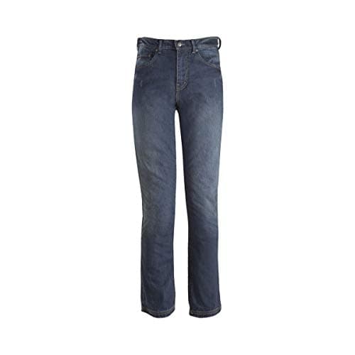 Image of Bull-It SR6 Vintage 17 Straight Covec Motorcycle Jeans Trousers (Short) Blue 38