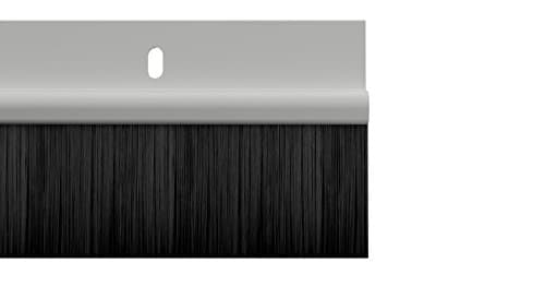 Image of STORMGUARD 02SR0200914W Bottom of The Door Brush Seal Draught Excluder, White, 914mm