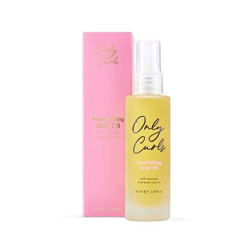 Image of Only Curls Hair Oil, 50ml, Curly Hair Product, Lightweight & Conditioning Treatment, Hydrated, Frizz-Free Curls, Enhanced Shine & Moisture, For All Curly Hair Types