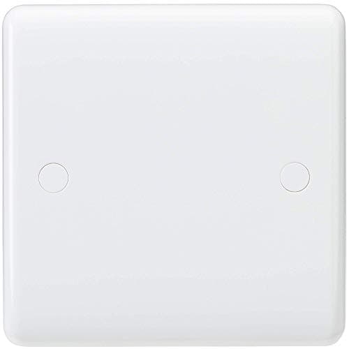 Image of Knightsbridge CU8350 Curved Edge 1 Gang Blanking Plate, White