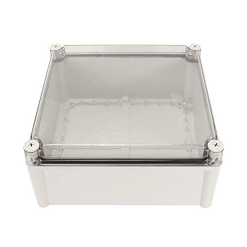 Image of PENCK 280x280x130mm Outdoor Enclosure ABS Square Junction Box w PC Transparent Cover Waterproof Project Case (11 x 11 x 5.1 inches)