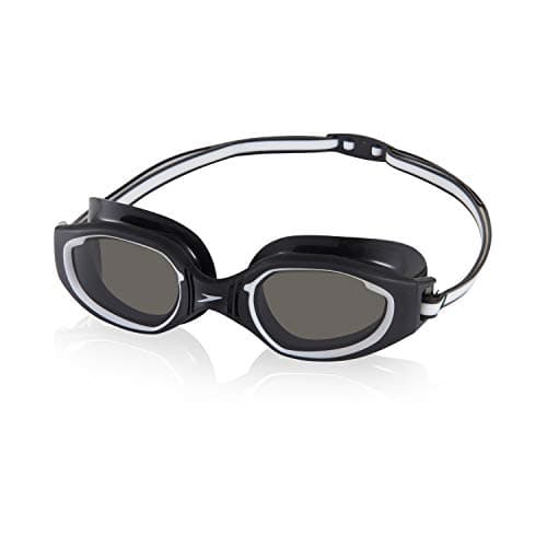 Image of Speedo Unisex-Adult Swim Goggles Hydro Comfort, Black/Steel