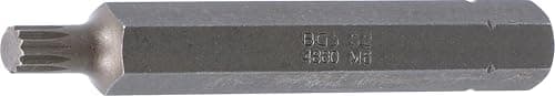 Image of BGS 4860 | Bit | Length 75 mm | 10 mm (3/8") Drive | Spline (for XZN) | M6