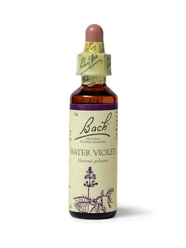 Image of Bach Original Flower Remedies Water Violet, Reach Out To Others, Connect With Others, Emotional Wellness, Natural Flower Essence, 20ml