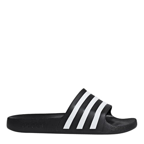 Image of adidas Adilette Aqua Slide Mens Pool Shoes Black/White 7 UK