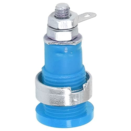 Image of Neiyty Resistant 4mm Banana Plug Socket Terminal Connector for Electronic Instruments (Blue)