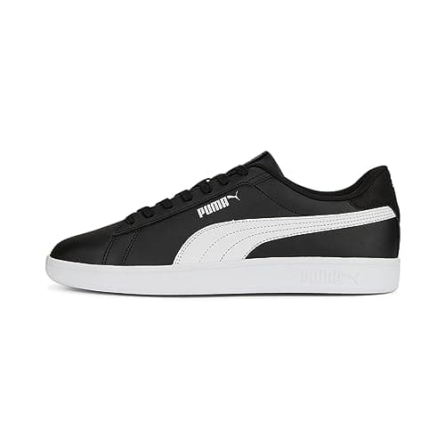 Image of Puma Unisex Adults Puma Smash 3.0 L Sneakers, Puma Black-Puma White, 9 UK