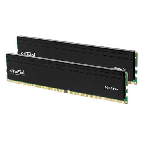 Image of Crucial Pro DDR4 RAM 32GB Kit (2x16GB) 3200MHz, Intel XMP 2.0, Computer Memory (PC) - CP2K16G4DFRA32A