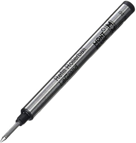 Image of Montblanc Rollerball LeGrand Refills (M) Mystery Black 105164 – Refill Cartridge Exclusively for The Meisterstück LeGrand Rollerball Pen – 2 x Black Pen Refills
