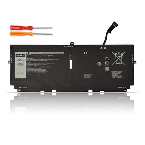 Image of LUSONBAY 722KK Laptop Battery Replacement For Dell XPS 13 9300 9310 9380 Series P117G P117G001 P117G002 2XXFW FP86V WN0N0 7.6V 52WH