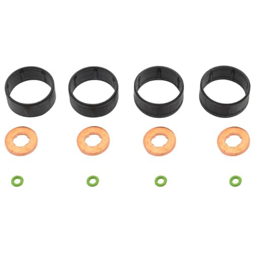 Image of ROBUST Fuel Injector Seal Washer O-ring Set Kit for Ford Fiesta Fusion 1.4 Tdci Citroen C2 C3 Nemo Xsara Peugeot 206 207 307 Bipper 1.4 Hdi 204698 2S6Q-9A510-AA 2S6Q9A510AA 2S6Q9E568AB