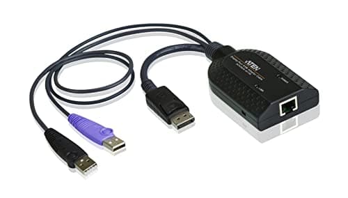Image of Aten KA7169 DisplayPort USB Virtual Media KVM Adapter Cable with Smart Card Reader