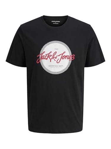 Image of JACK & JONES Mens Blocking T Ss O Black XL