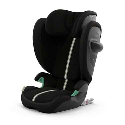 Image of CYBEX Gold child car seat Solution G2 Plus, For ages 3 months to 12 year olds (100 - 150 cm), Max. 50 kg, For cars with and without ISOFIX, Moon Black (Black)