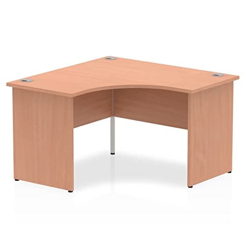 Image of DYNAMIC Impulse Panel End Corner Desk Beech White 1200