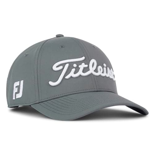 Image of Titleist Tour Performance Golf Cap, Charcoal/White, Adjustable