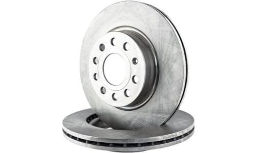 Image of Bosch BD734 Brake Disc Set - 283 mm Vented Discs - Front Axle - ECE-R90 Certified - Good Cooling, Reliable Braking, Corrosion Protection - 1 Set of 2 Discs