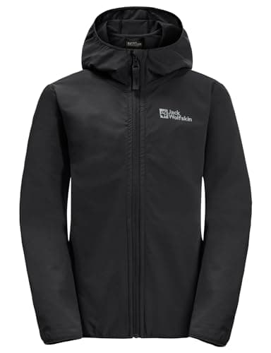 Image of Jack Wolfskin SOLYD JACKET K, Unisex Softshell jacket, black, 116 -