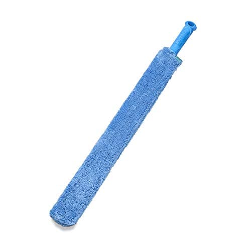 Image of E-Cloth Cleaning & Dusting Microfibre Wand, Great for Cleaning and Dusting Surfaces, Washable and Reusable, 100 Wash Promise, Blue, 1 Pack