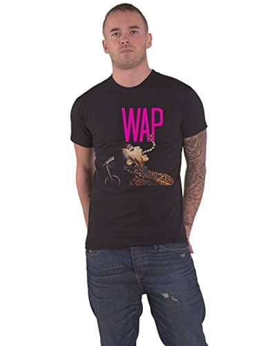 Image of Cardi B T-Shirt Dripping Snake Logo Official Black, Black, XL