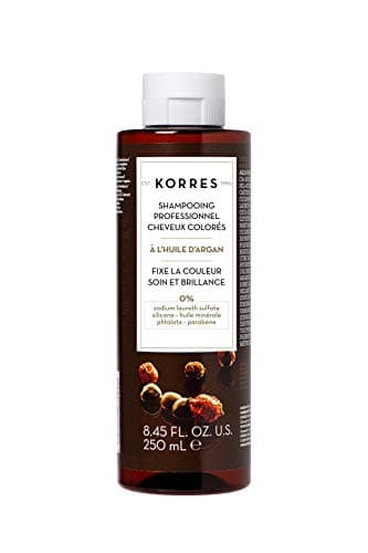 Image of KORRES Argan Oil Shampoo, Cleansing and Care for Coloured Hair, Dermatologically Tested & Vegan, 250 ml
