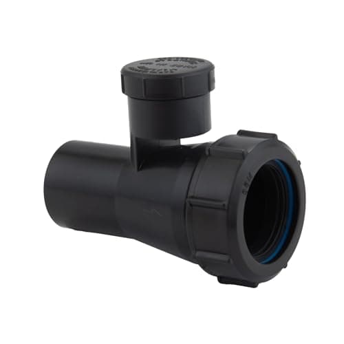 Image of McAlpine 1 1/4" Anti Siphon Adaptor - Black