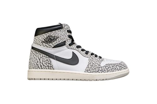 Image of NIKE Men's Air Jordan 1 Mid Paris Sports Casual Shoes, Gray, 8.5 UK