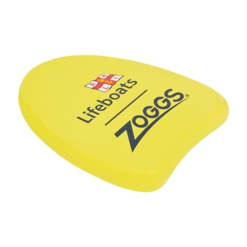 Image of Zoggs RNLI x Mini Kickboard, Mini Easy Learn to Swim Float Kickboard - Yellow, 3-12 Years, 27.5 x 22 x 2.8 cm
