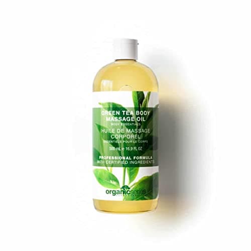 Image of Organic Series Green Tea Body Massage Oil 500ml - Health Restore Soothe Anti Aging Moisturise Nourishing Regenerating Protecting Hydrating Vegan Lotion - Natural Organic Vegan