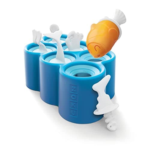 Image of Zoku Fish Pop Moulds, Blue