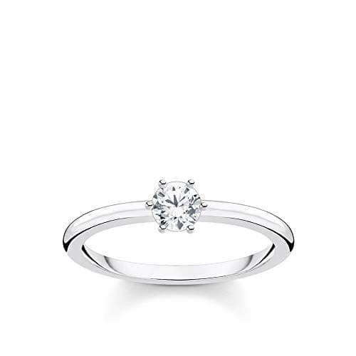 Image of Thomas Sabo Ring white stone silver 925 Sterling Silver