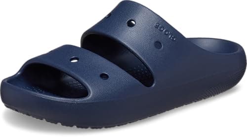Image of Crocs Unisex Adults, Classic Sandal v2, Navy, 4 UK Men/ 5 UK Women
