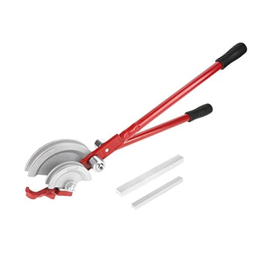 Image of Greensen Tube Bender, Copper Pipe Bender 15mm and 22mm, 0-180 Degrees Pipe Bender Guide, 2 in 1 Handheld Pipe Cutter, Tube Bender Tool for Copper, Aluminum