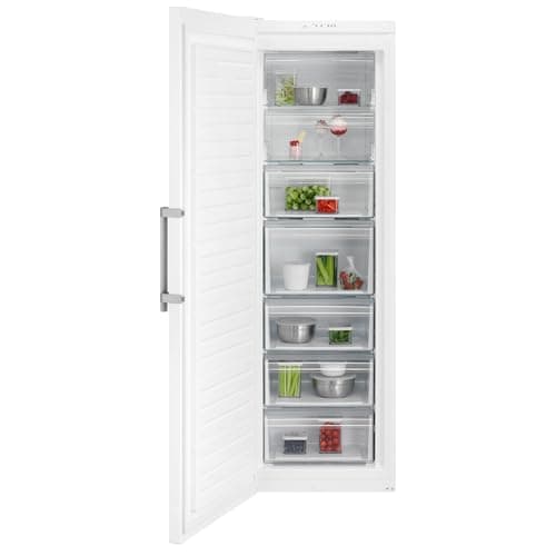 Image of AEG Series 6000 Freestanding Freezer OAG6N281EW, 186 cm, NoFost, Capacity 280L, Frostmatic Fast Freeze Function, Quick-opening Doors, Electronic Control, No Defrosting, Upright Freezer 1860x595x650mm