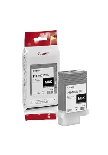 Image of Canon Original Inkjet Cartridge PFI-107MBK Matte Black 130ml