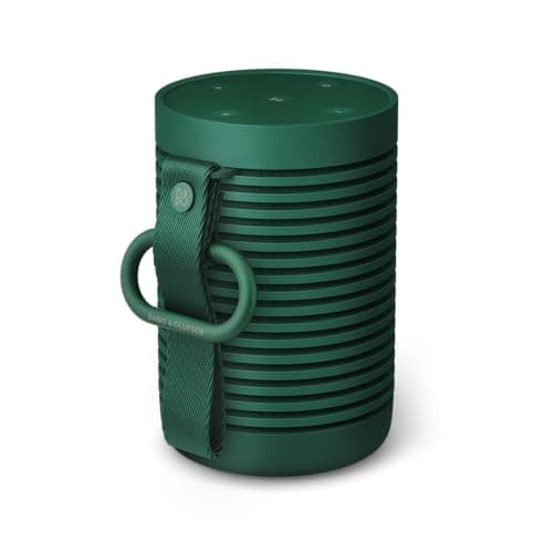 Image of Bang & Olufsen Beosound Explore – Portable Bluetooth Speaker, Waterproof (IP67), Outdoor Loud Speaker for Travel, Home & Camping, 360 Degree Sound, 27 Hours Battery Life - Green