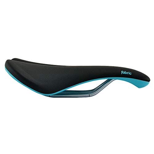 Image of Fabric Scoop Elite Gel Radius MTB Road Bike Comfort Saddle, Black x Blue, VL1952