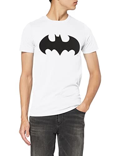Image of DC Comics Men's Mono Batman T-Shirt, White, XX-Large