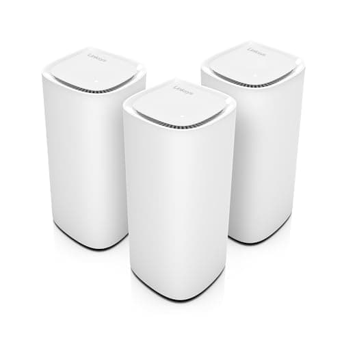 Image of Linksys Velop Pro 7 Mesh WiFi 7 System MBE7003 - Cognitive Mesh Router with Tri-Band and over 10 Gbps Speeds - Whole Home Coverage up to 825 sqm. - Connect 600 Devices - 3 Pack
