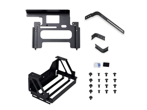 Image of Lian-Li O11DE-9X Upright GPU Bracket Upgrade Kit for 40 Series GPU Compatilble with O11 Dynamic EVO Black,and Silver Riser Cable Not Included - O11DE-9X