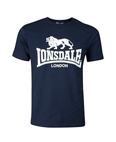 Image of Lonsdale Logo T-Shirt, navy, L