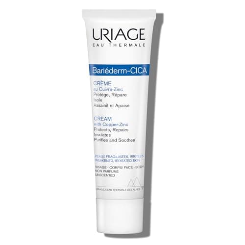 Image of Uriage Bariederm Repairing Cica-Cream with Cu-Zn Repairs Soothes, 100