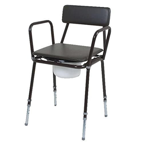 Image of NRS Healthcare Dovedale Adjustable Height Commode with Detachable Arms